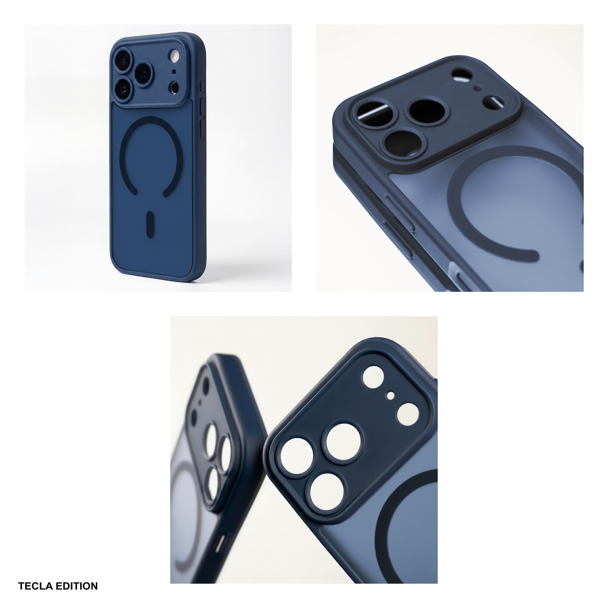 Husa Mag Matt pentru Apple iPhone 11, Carcasa magnetica, Albastru inchis [4]