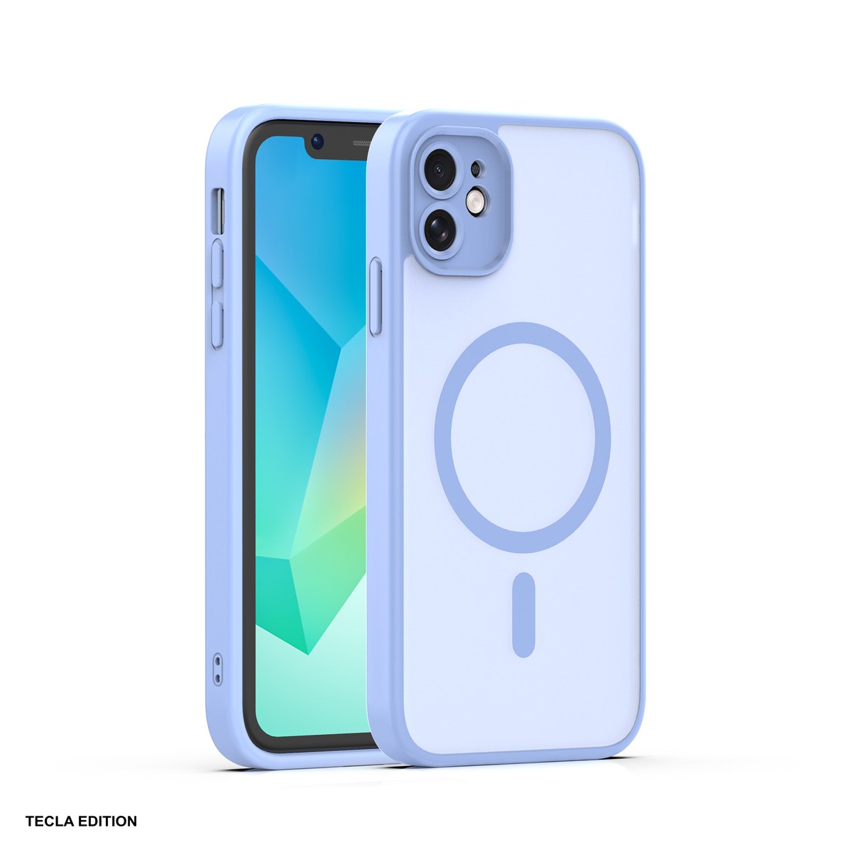 Huse si protectii smartphone - Husa Mag Matt pentru Apple iPhone 11, Carcasa magnetica, Albastru deschis