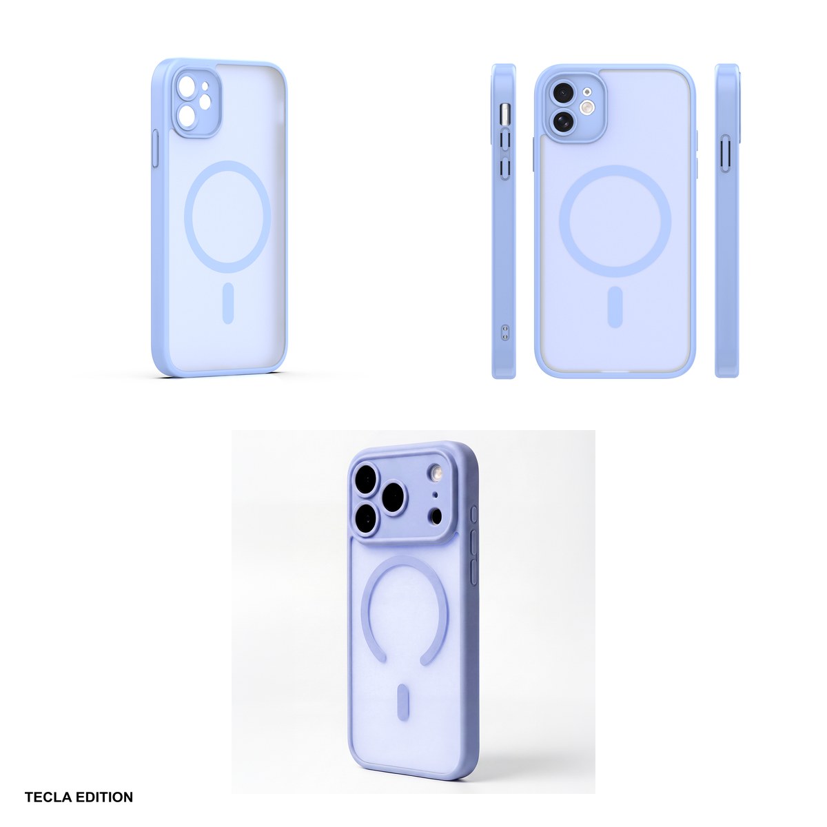 Husa Mag Matt pentru Apple iPhone 11, Carcasa magnetica, Albastru deschis [3]