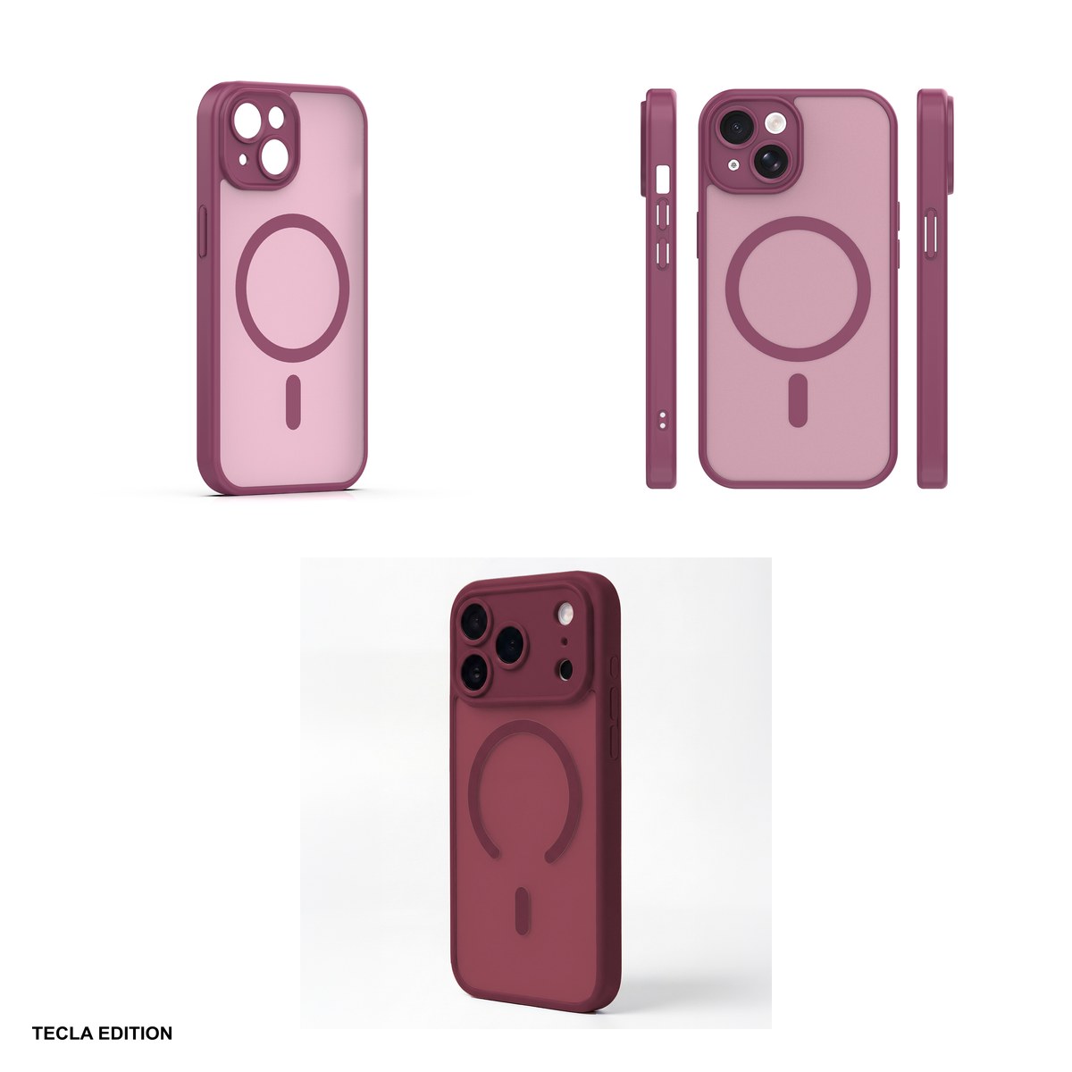 Husa Mag Matt pentru Apple iPhone 14, Carcasa magnetica [3]