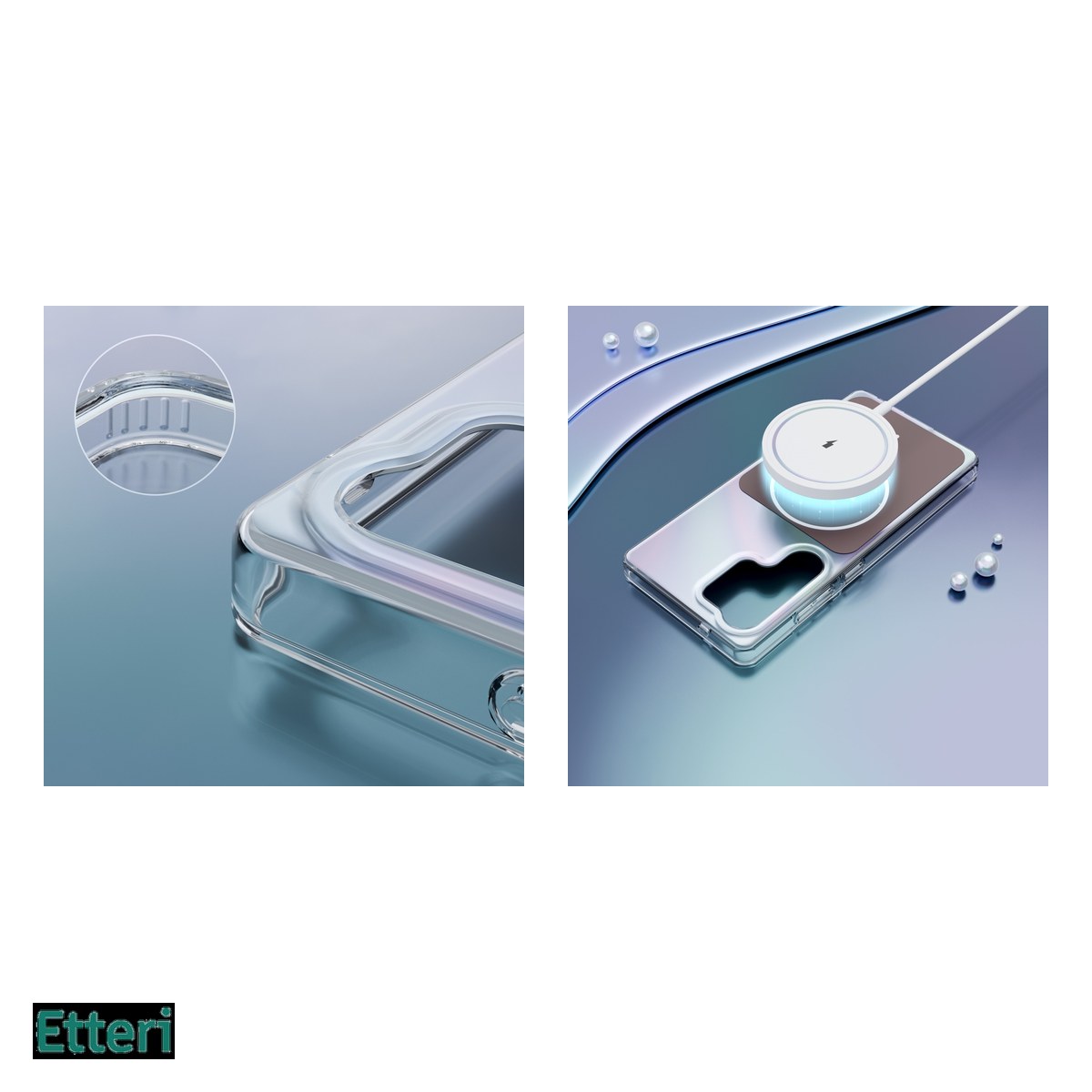 Husa Etteri Hidden Pearl pentru Samsung Galaxy S26 Ultra, Carcasa magnetica, Maro [4]