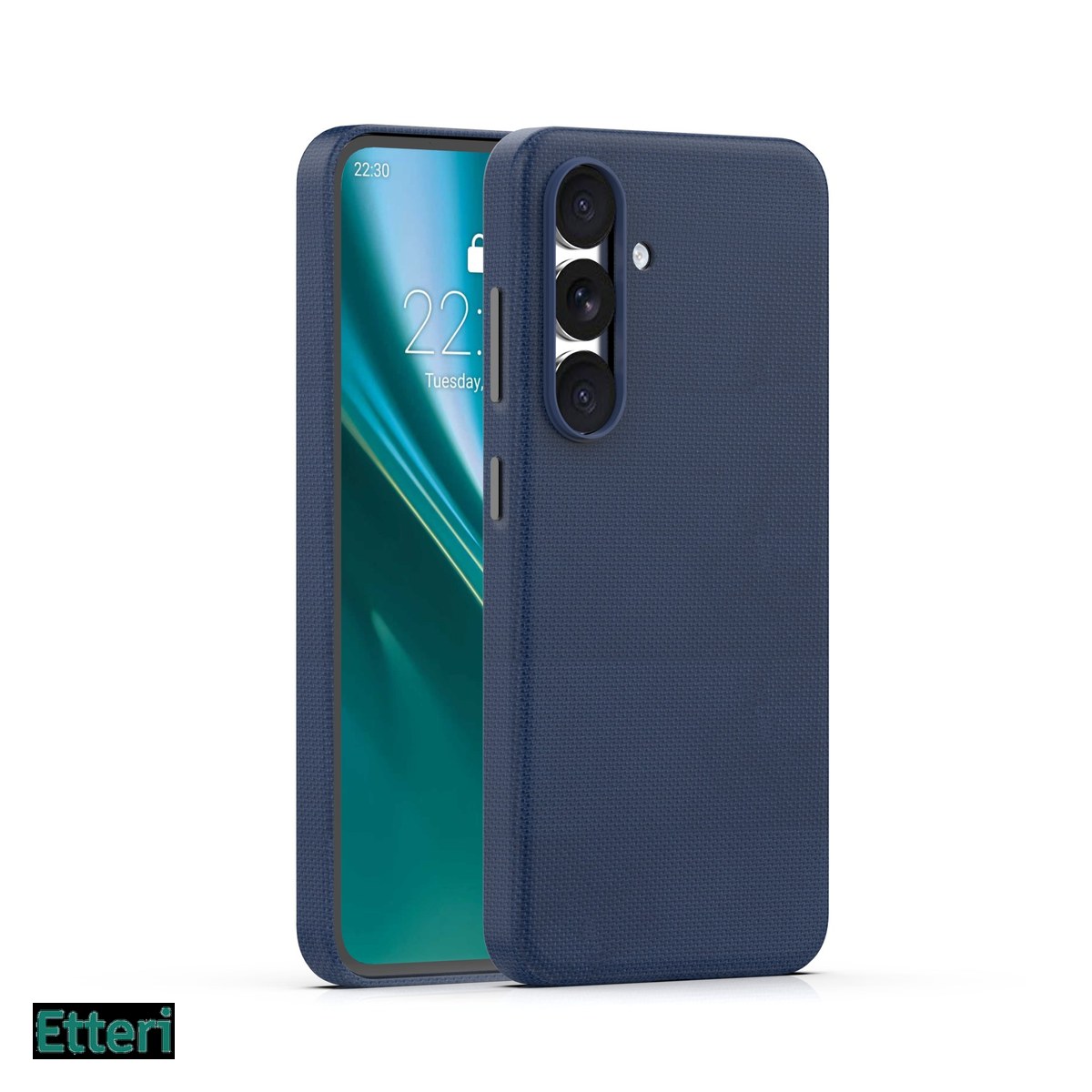 Huse si protectii smartphone - Husa Etteri Elegant Mag pentru Samsung Galaxy S25, Carcasa magnetica, Albastru