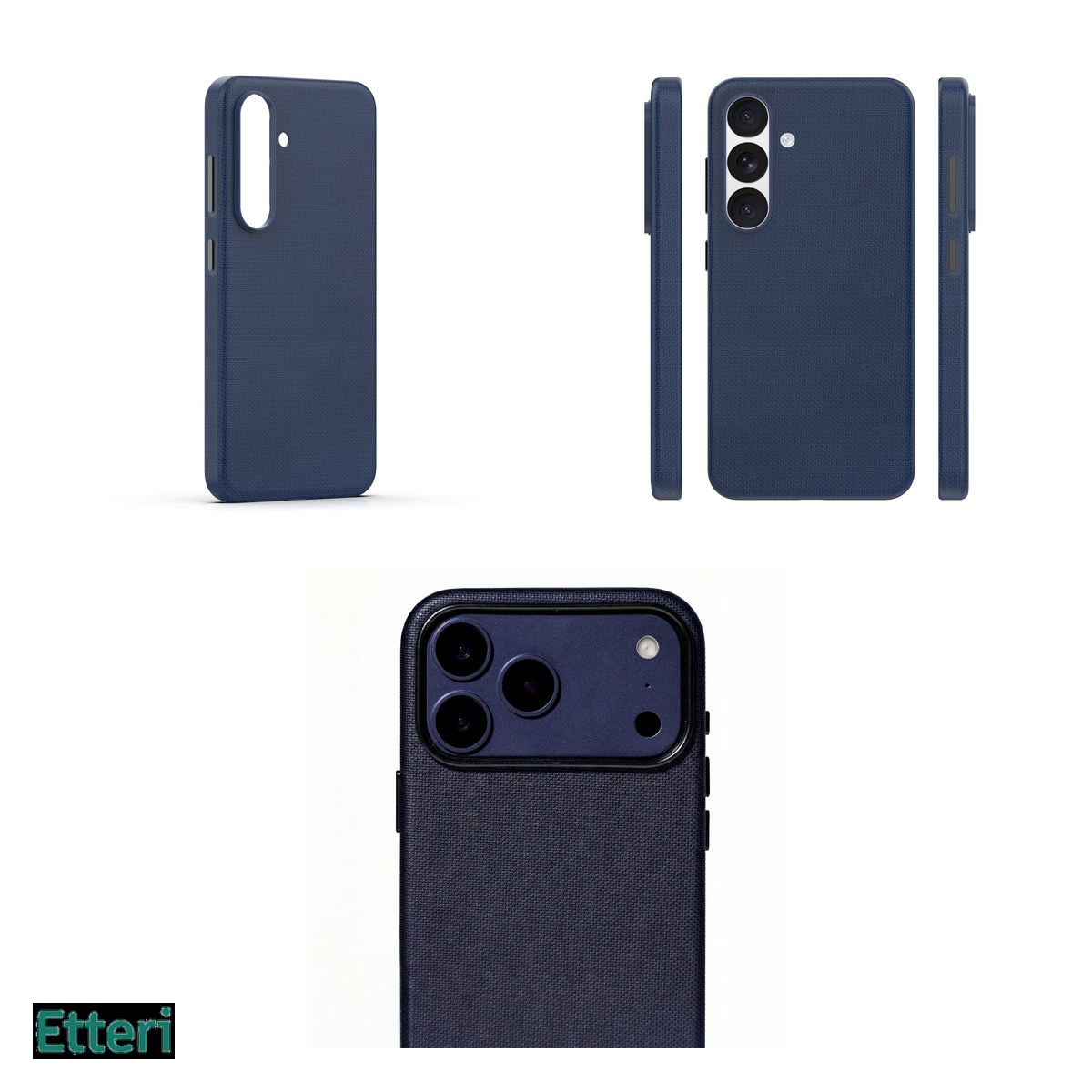 Husa Etteri Elegant Mag pentru Samsung Galaxy S25, Carcasa magnetica, Albastru [3]