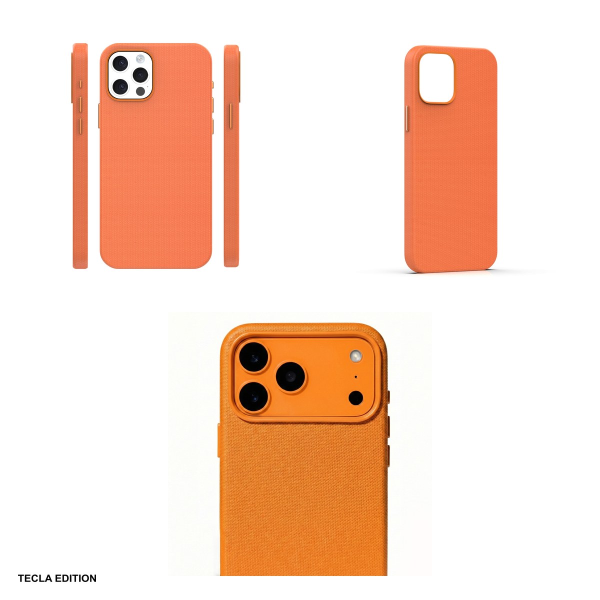 Husa Etteri Elegant Mag pentru Apple iPhone 12 Pro, iPhone 12, Carcasa magnetica, Portocaliu [3]