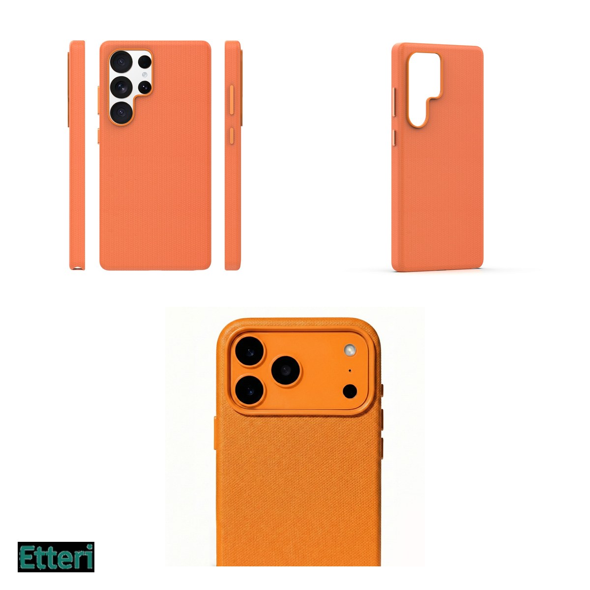 Husa Etteri Elegant Mag pentru Samsung Galaxy S26 Ultra, Carcasa magnetica, Portocaliu [3]