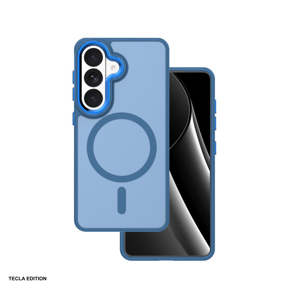 Huse si protectii pentru Samsung Galaxy S26 Plus - Husa Frozen Mag pentru Samsung Galaxy S26 Plus, Carcasa magnetica, Albastru