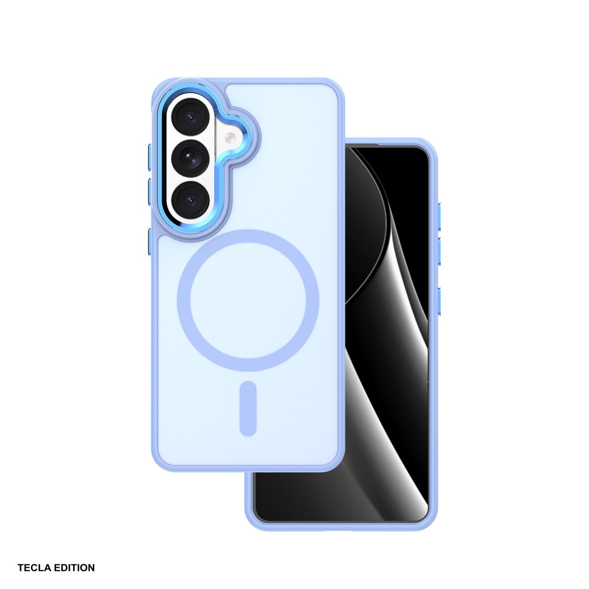 Huse si protectii pentru Samsung Galaxy S26 Plus - Husa Frozen Mag pentru Samsung Galaxy S26 Plus, Carcasa magnetica, Albastru