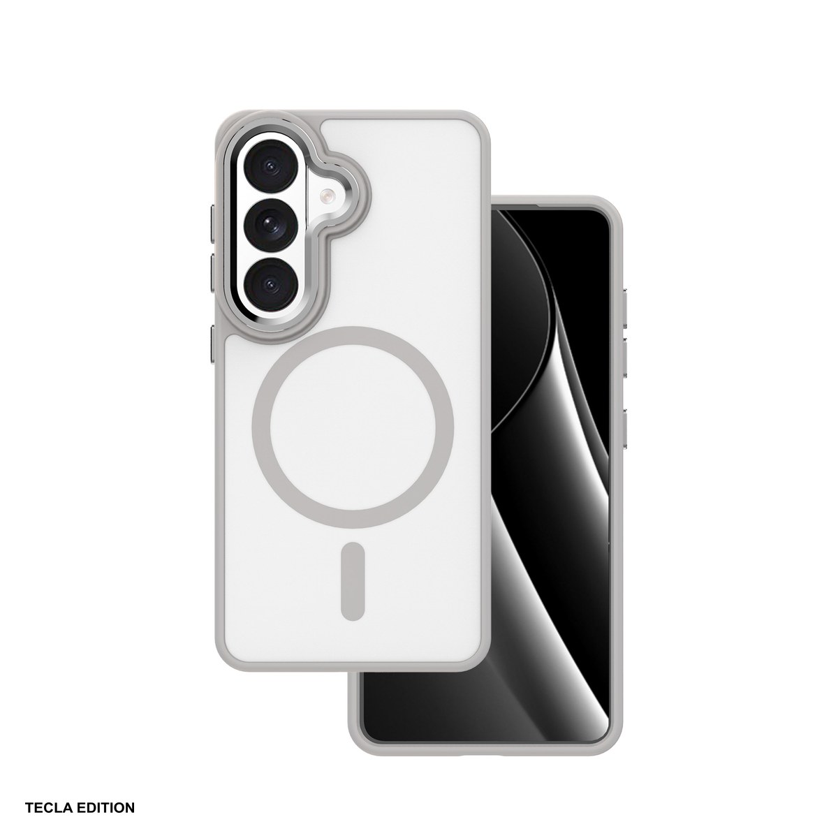 Huse si protectii pentru Samsung Galaxy S26 Plus - Husa Frozen Mag pentru Samsung Galaxy S26 Plus, Carcasa magnetica, Gri