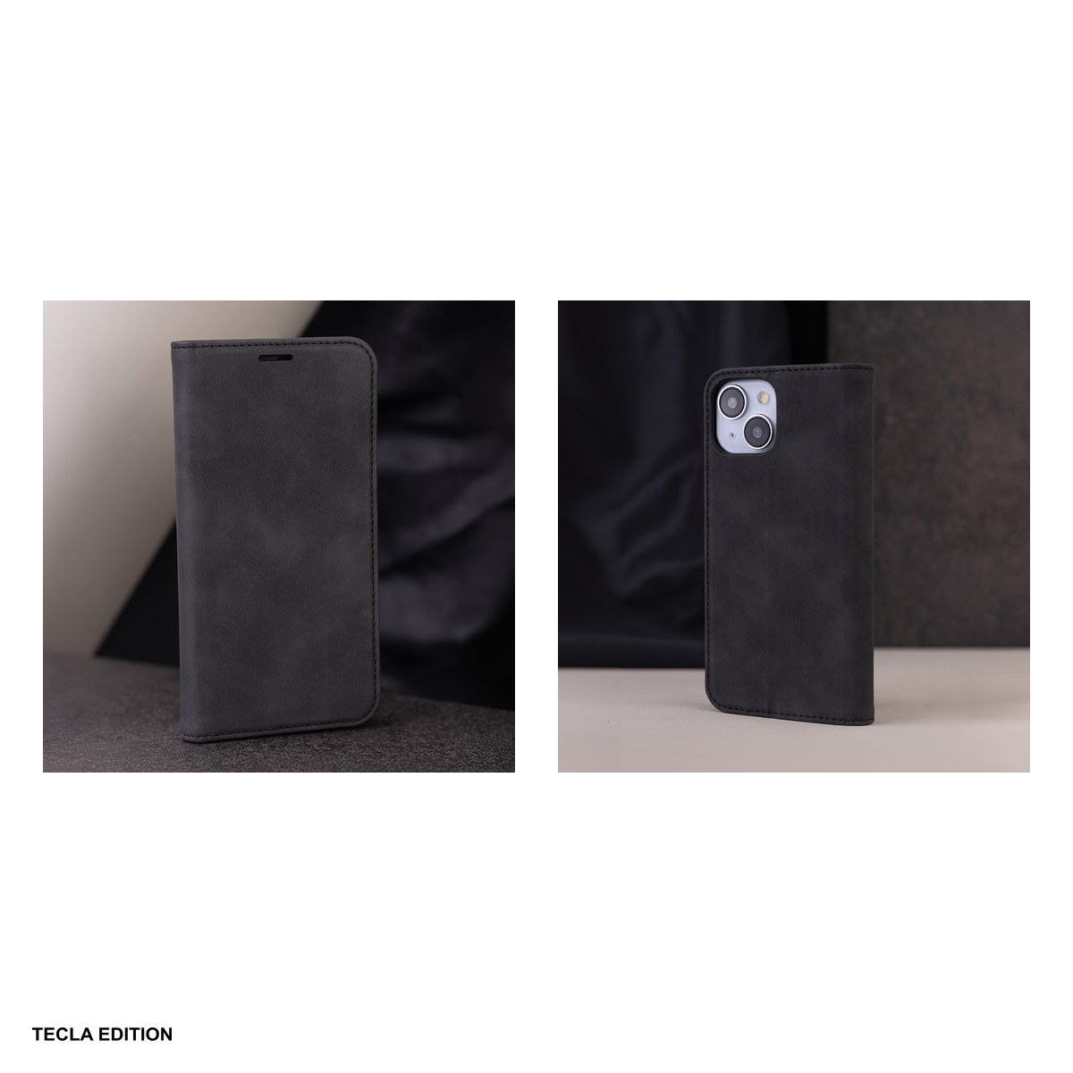 Husa Smart Suede pentru Xiaomi Redmi Note 15 Pro Plus 5G, tip carte cu inchidere magnetica, Negru [5]