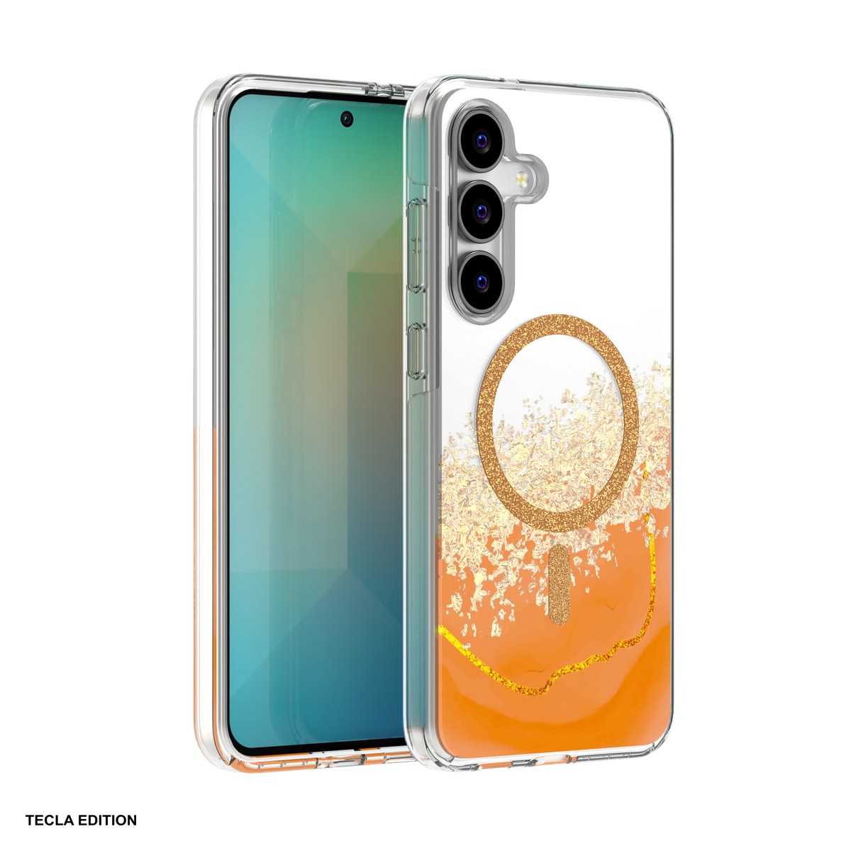 Huse si protectii pentru Samsung Galaxy S26 Plus - Husa Epoxy Mag pentru Samsung Galaxy S26 Plus, Carcasa magnetica, Portocaliu