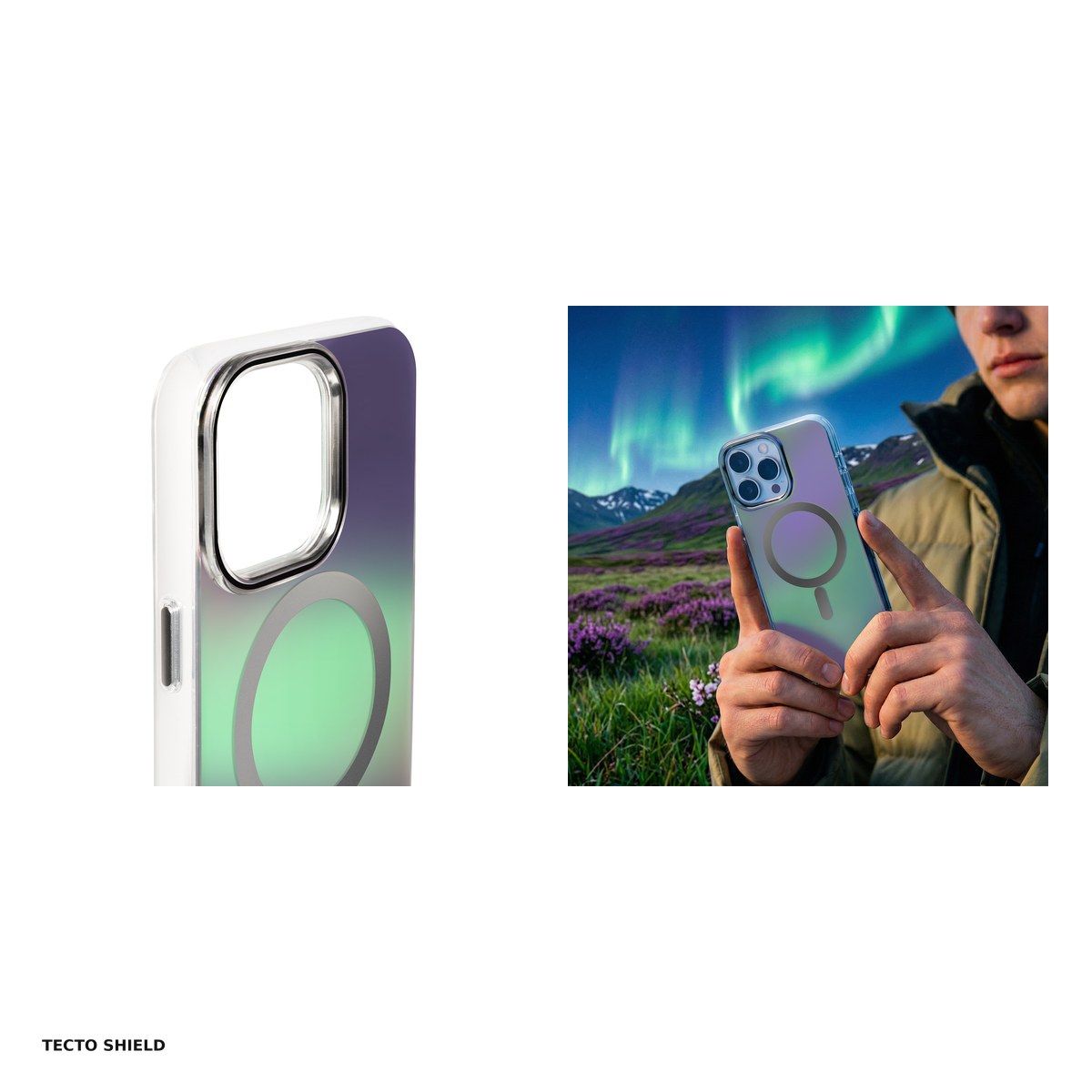 Husa Tecto Shield Aurora pentru Samsung Galaxy S26 Plus, Carcasa magnetica, Gri [4]