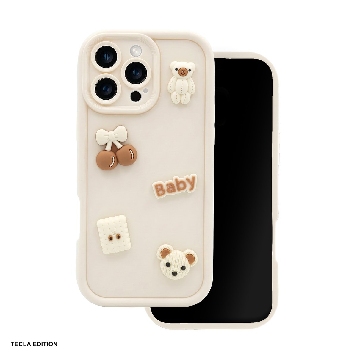 Huse si protectii pentru Samsung Galaxy S26 Plus - Husa Ultra Trendy 3D bear pentru Samsung Galaxy S26 Plus, Carcasa, Bej