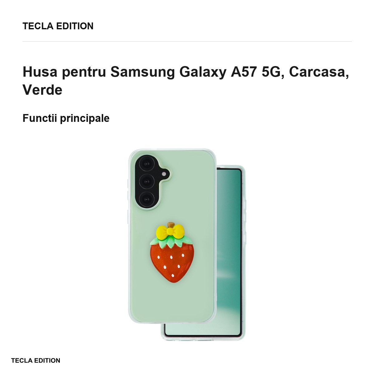 Husa Fruit 2in1 pentru Samsung Galaxy A57 5G, Carcasa, Verde [1]