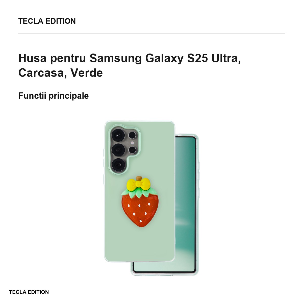 Husa Fruit 2in1 pentru Samsung Galaxy S25 Ultra, Carcasa, Verde [1]