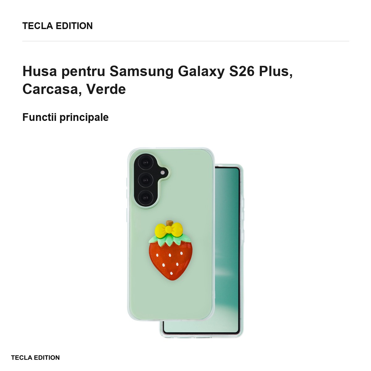 Husa Fruit 2in1 pentru Samsung Galaxy S26 Plus, Carcasa, Verde [1]