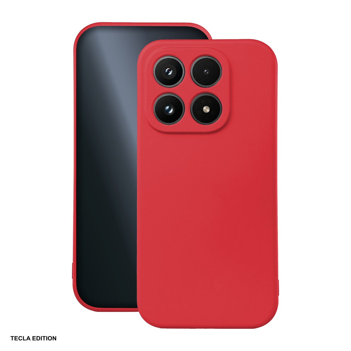 Huse si protectii smartphone - Husa Silicon pentru Xiaomi 17, Carcasa, Rosu