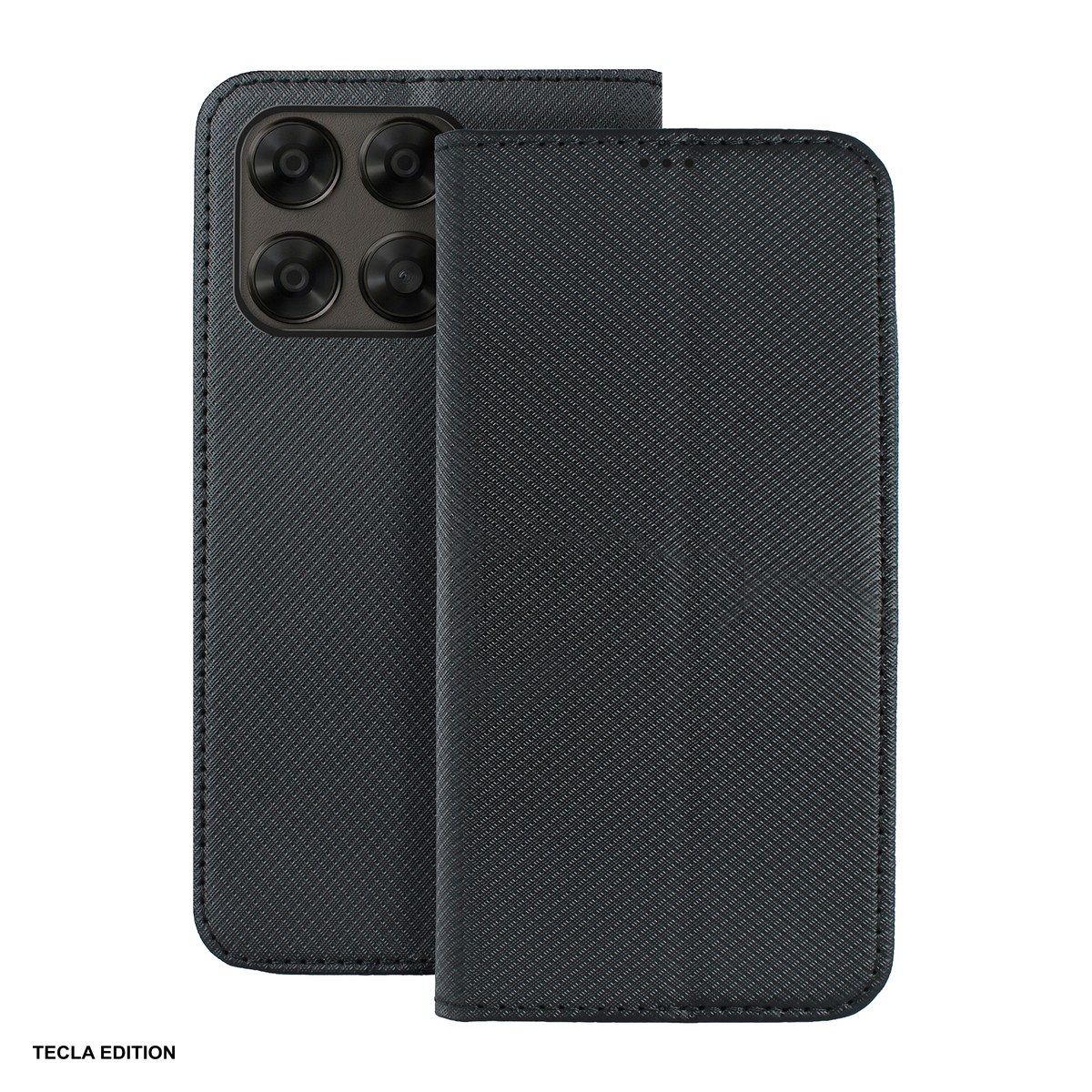 Huse si protectii smartphone - Husa Smart Magnet pentru Motorola Moto G67 5G, tip carte, Negru