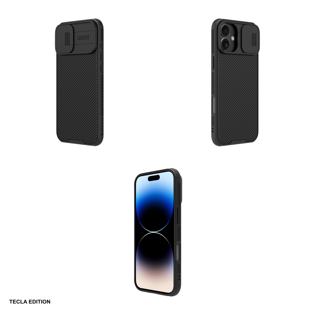 Husa Nillkin Camshield Pro pentru Apple iPhone 16 Plus, Carcasa, Negru [3]