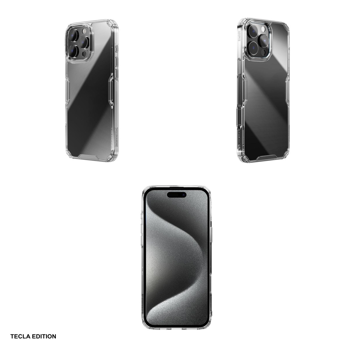 Husa Nillkin Nature Pro pentru Apple iPhone 16 Pro Max, Carcasa, Transparent [3]