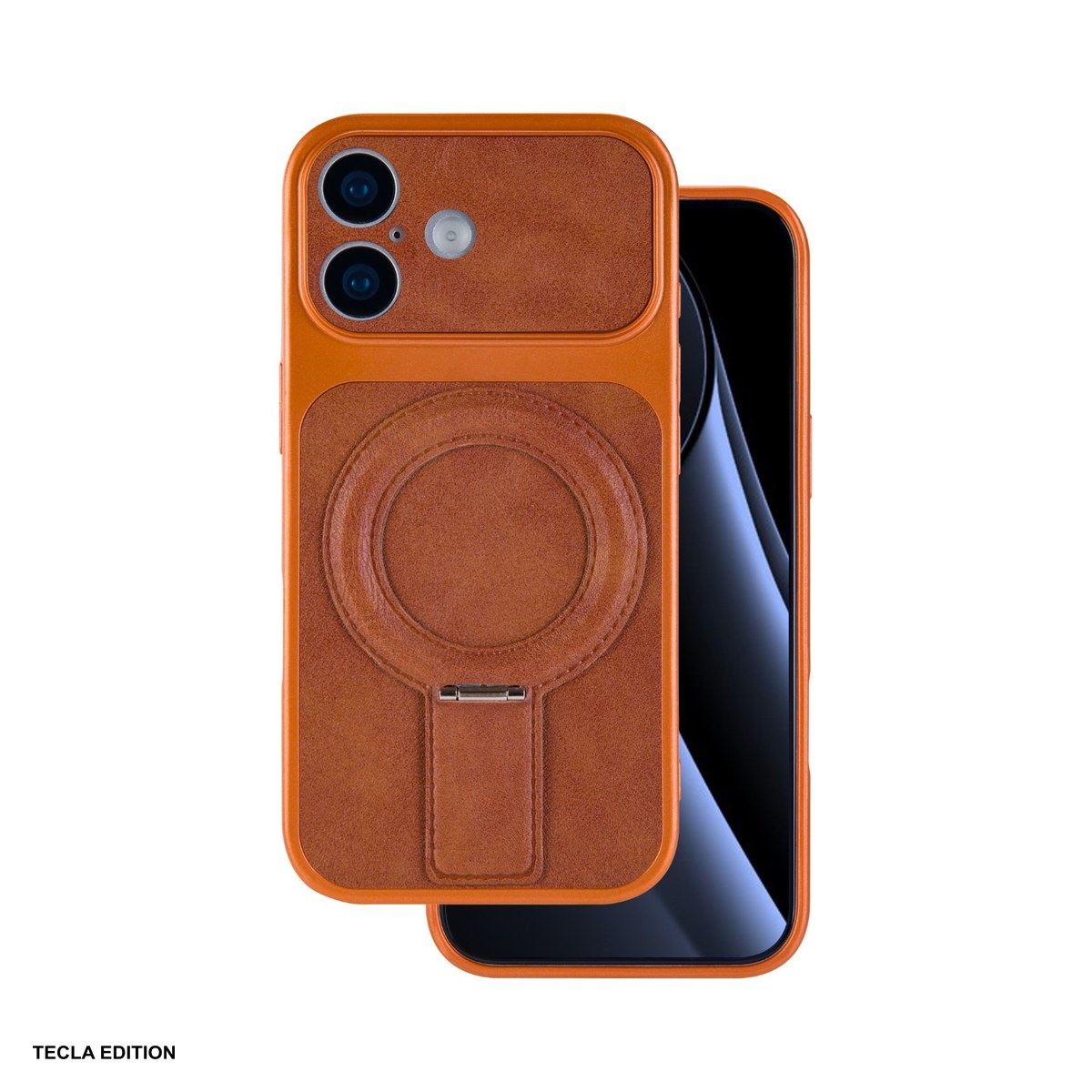 Huse si protectii smartphone - Husa Luxgrip Mag pentru Apple iPhone 16, Carcasa magnetica, Portocaliu