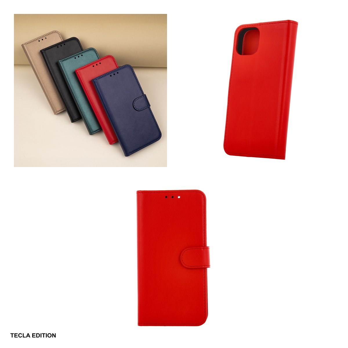 Husa Smart Classic pentru Samsung Galaxy A27 5G, tip carte cu inchidere magnetica, Rosu [3]
