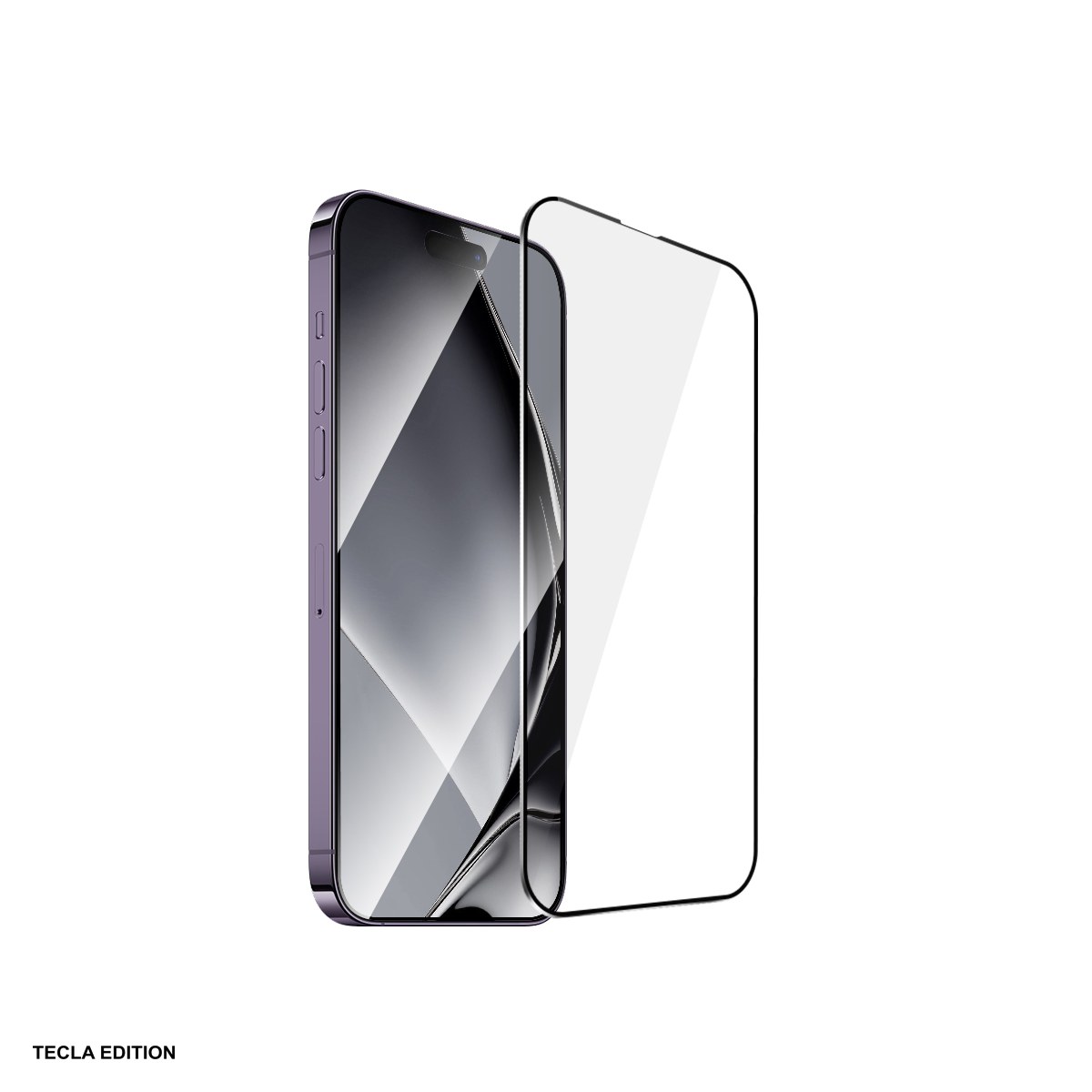 Huse si protectii pentru Apple iPhone 14 Pro Max - Folie sticla temperata, cu rama metalica neagra, pentru Apple iPhone 14 Pro Max