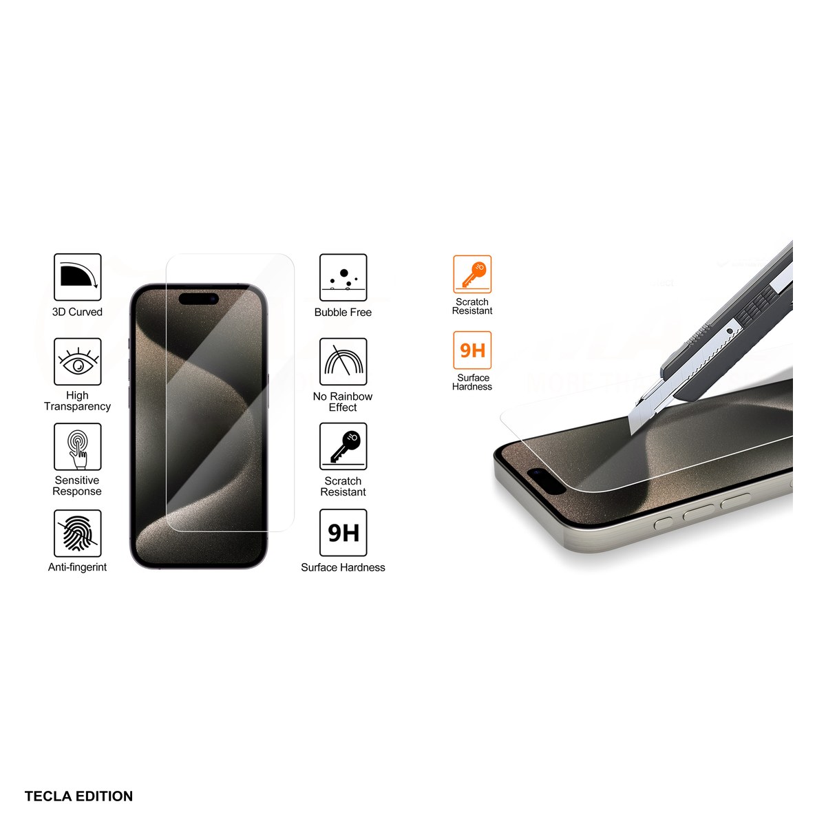 Folie sticla temperata 2,5D VMax pentru Apple iPhone 15 Plus / iPhone 16 Plus [4]
