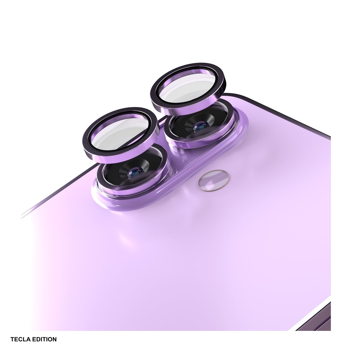 Huse si protectii pentru Apple iPhone 17 - Folie protectie camera Etteri, cu rama mov, pentru Apple iPhone 17