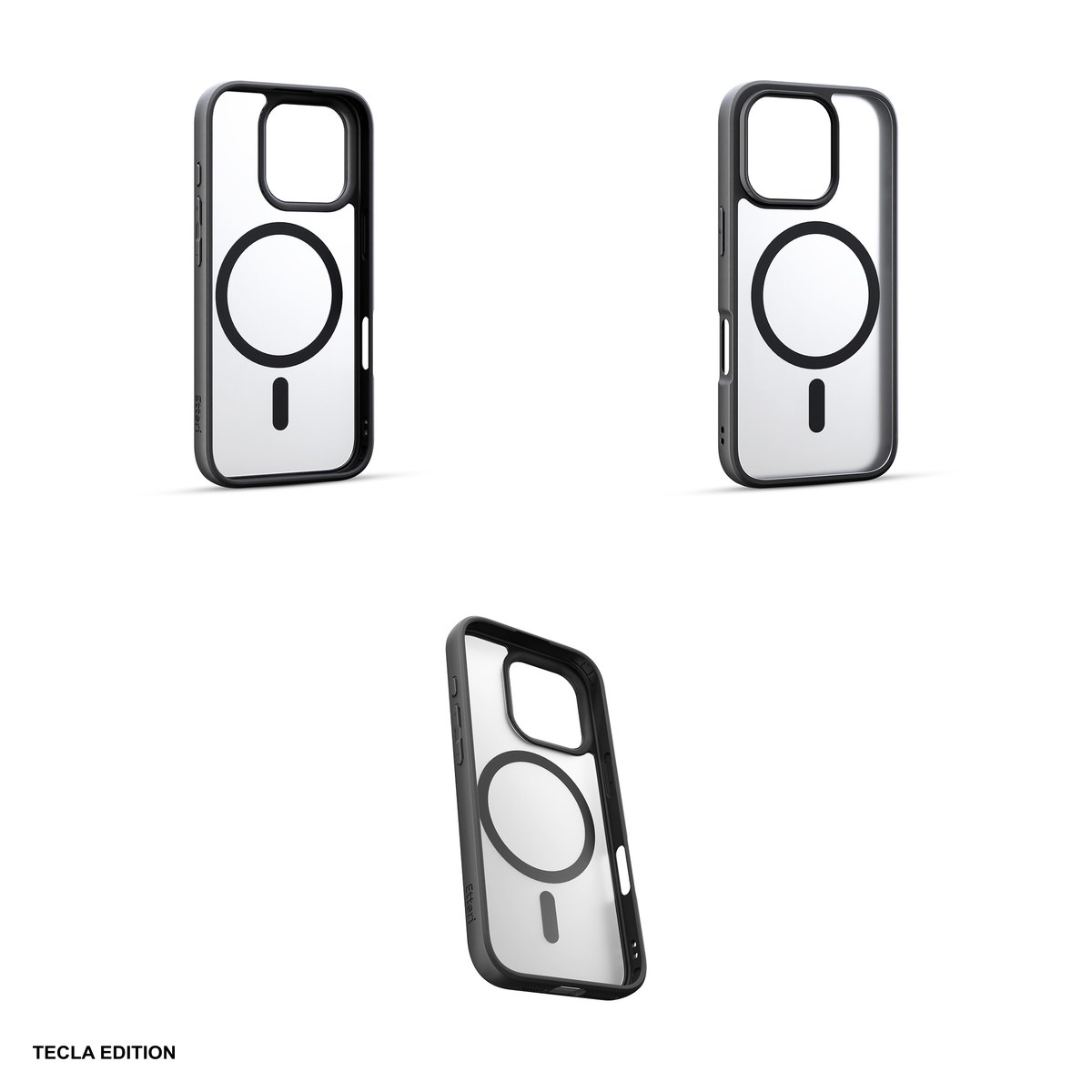 Husa Etteri Matt Mag pentru Apple iPhone 16 Pro, Carcasa magnetica, Negru [4]