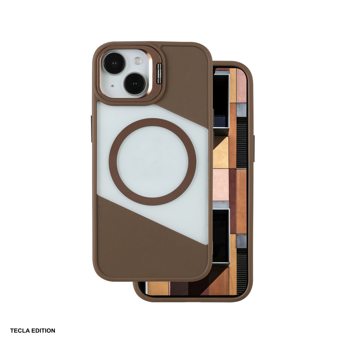Huse si protectii pentru iPhone 15 - Husa Fusion Mag pentru Apple iPhone 15, Carcasa magnetica, Maro
