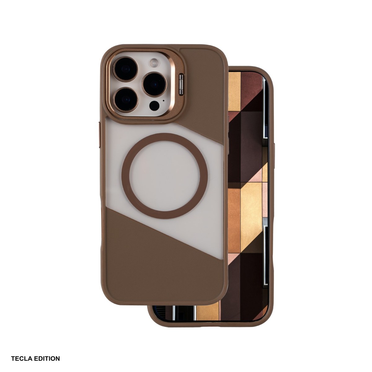 Huse si protectii pentru iPhone 16 Pro - Husa Fusion Mag pentru Apple iPhone 16 Pro, Carcasa magnetica, Maro