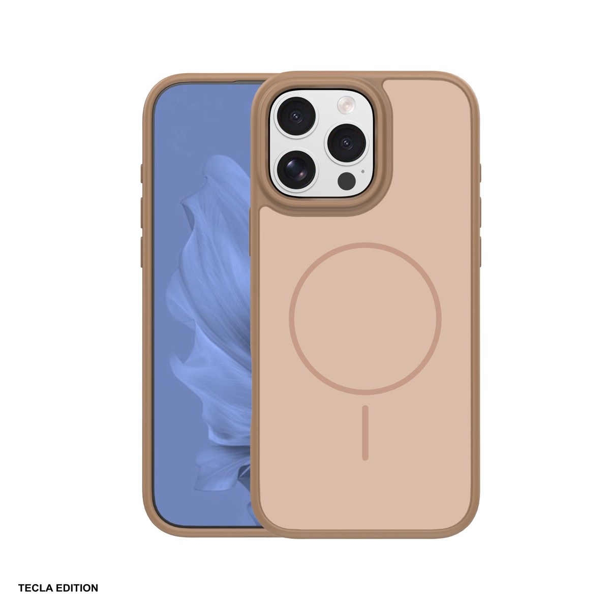 Huse si protectii pentru iPhone 16 Pro - Husa Frame Thin Mag pentru Apple iPhone 16 Pro, Carcasa magnetica, Maro