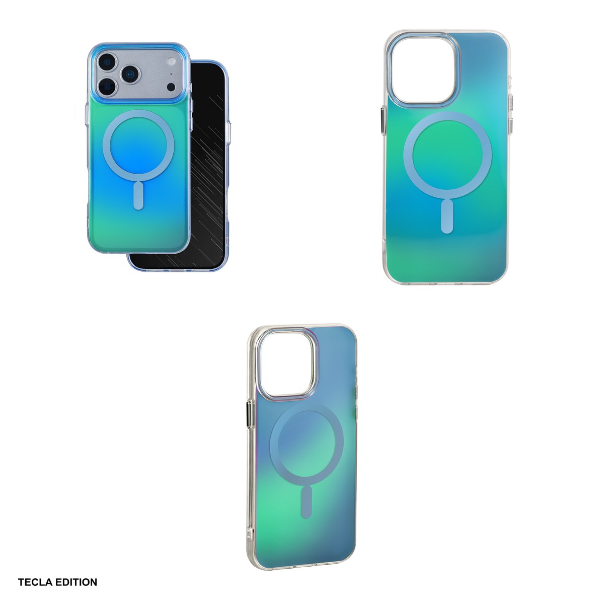 Husa Tecto Shield Aurora pentru Apple iPhone 17 Pro Max, iPhone 18 Pro Max, Carcasa magnetica, Albastru [3]