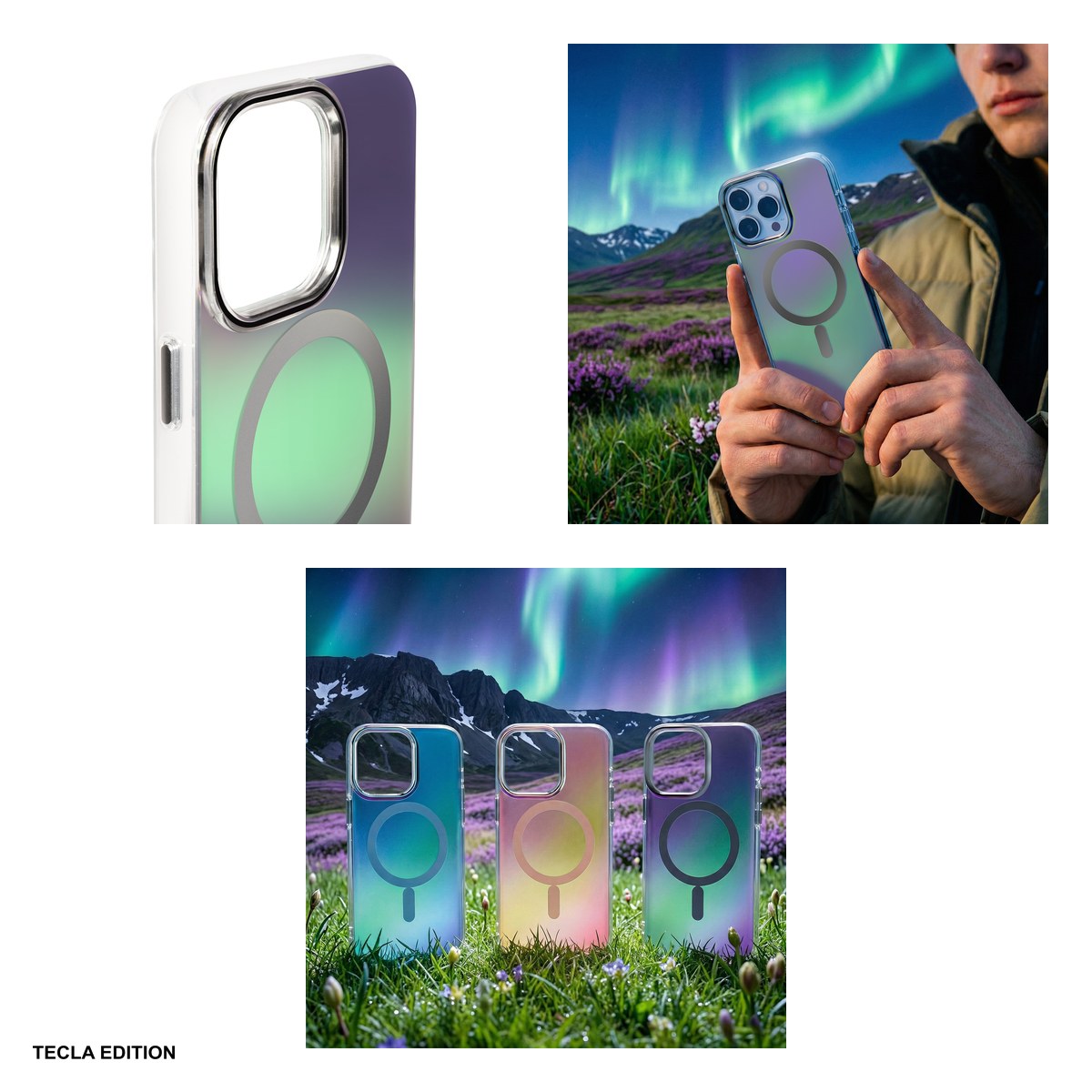 Husa Tecto Shield Aurora pentru Apple iPhone 17 Pro, iPhone 18 Pro, Carcasa magnetica, Gri [4]