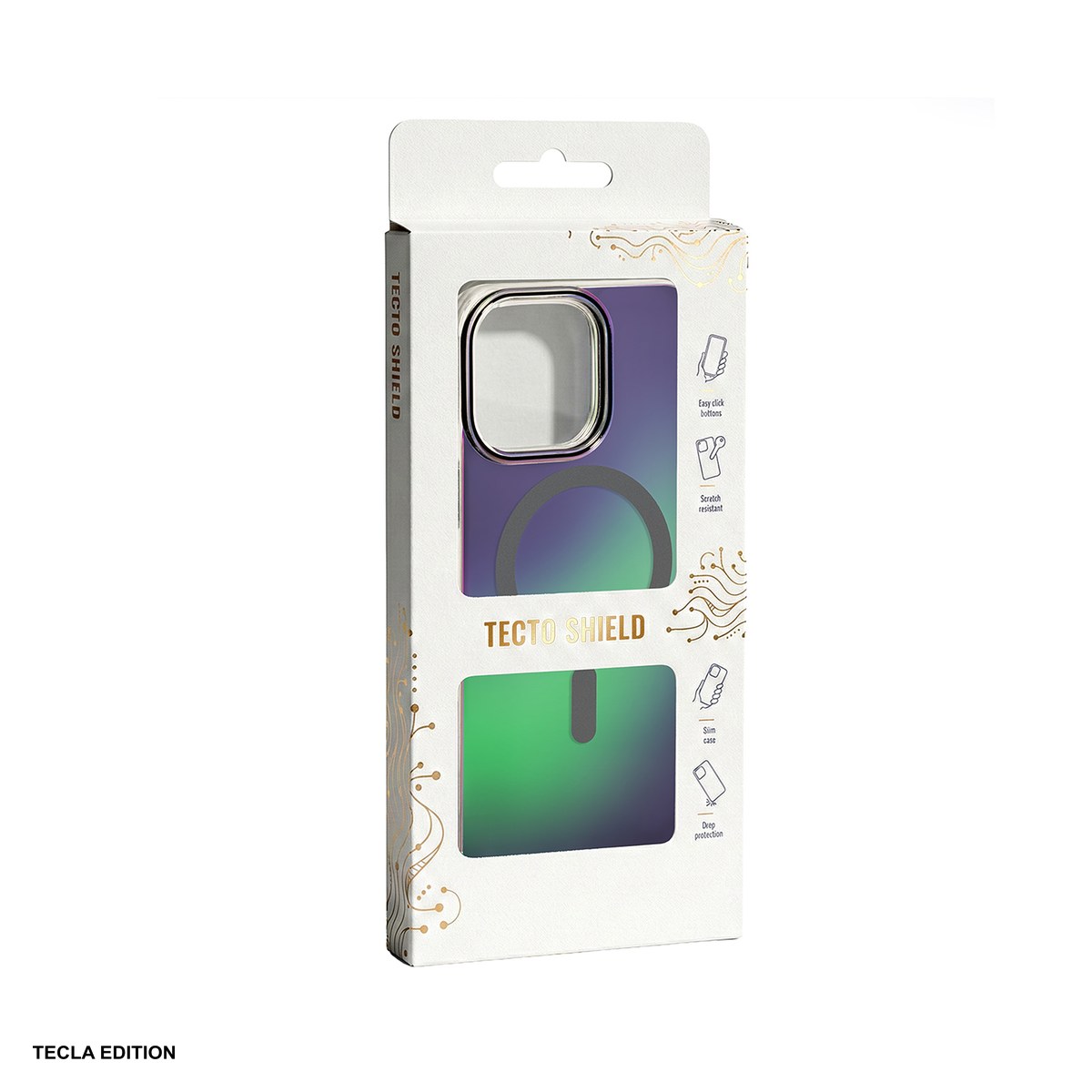 Husa Tecto Shield Aurora pentru Apple iPhone 17 Pro, iPhone 18 Pro, Carcasa magnetica, Gri [5]