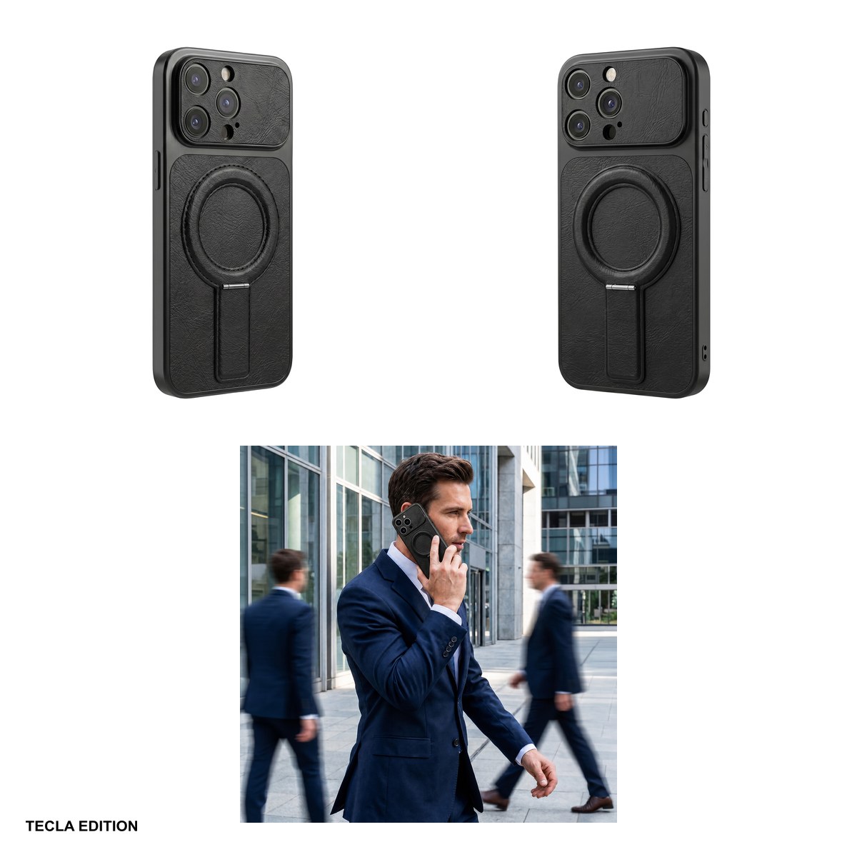 Husa Luxgrip Mag pentru Apple iPhone 16 Pro, Carcasa magnetica, Negru [3]