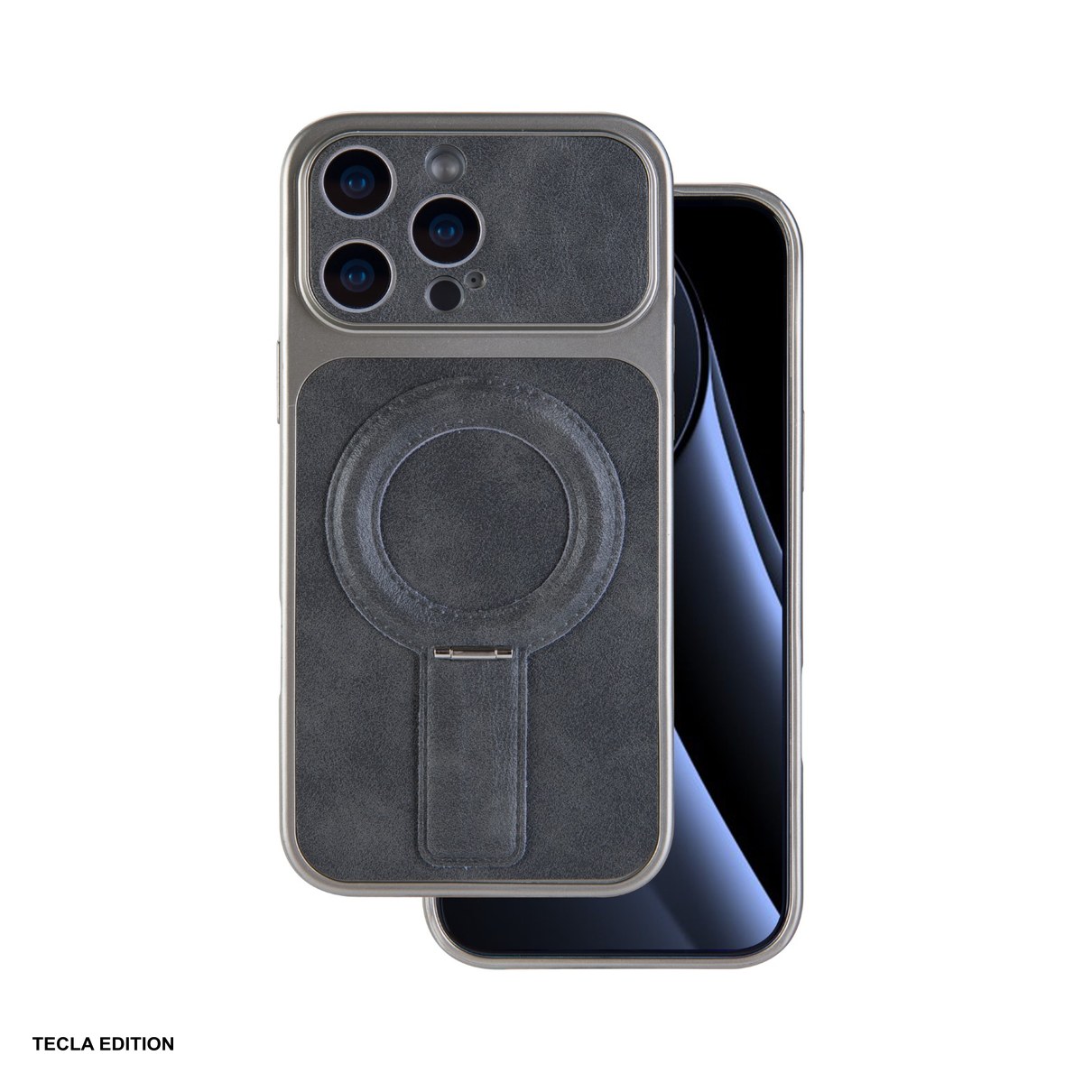 Huse si protectii pentru iPhone 16 Pro - Husa Luxgrip Mag pentru Apple iPhone 16 Pro, Carcasa magnetica, Gri