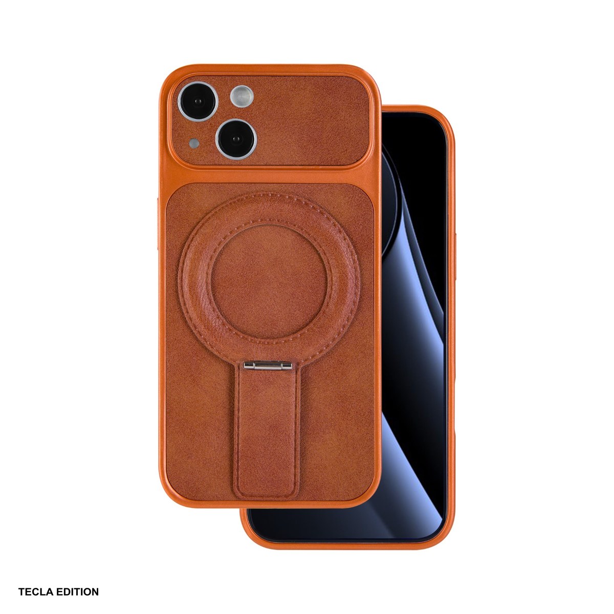 Huse si protectii pentru iPhone 15 - Husa Luxgrip Mag pentru Apple iPhone 15, Carcasa magnetica, Portocaliu