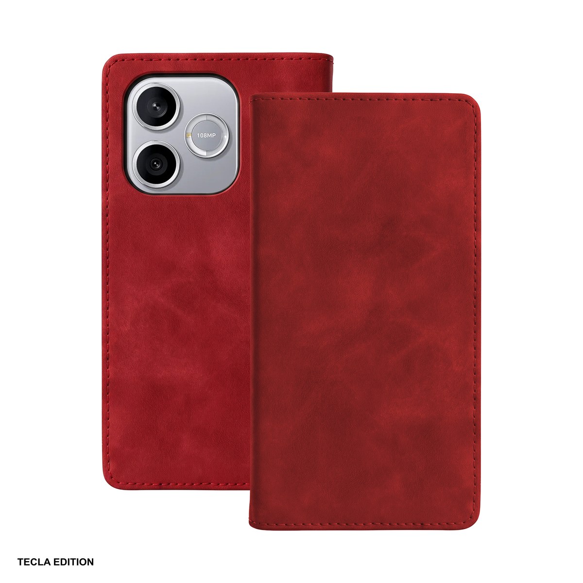 Huse si protectii pentru Honor - Husa Smart Suede pentru Honor 600 Lite, tip carte, Visiniu