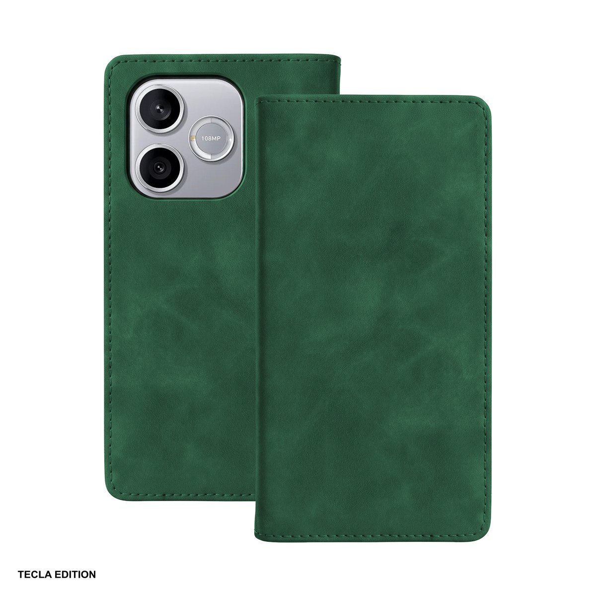 Huse si protectii pentru Honor - Husa Smart Suede pentru Honor 600 Lite, tip carte, Verde