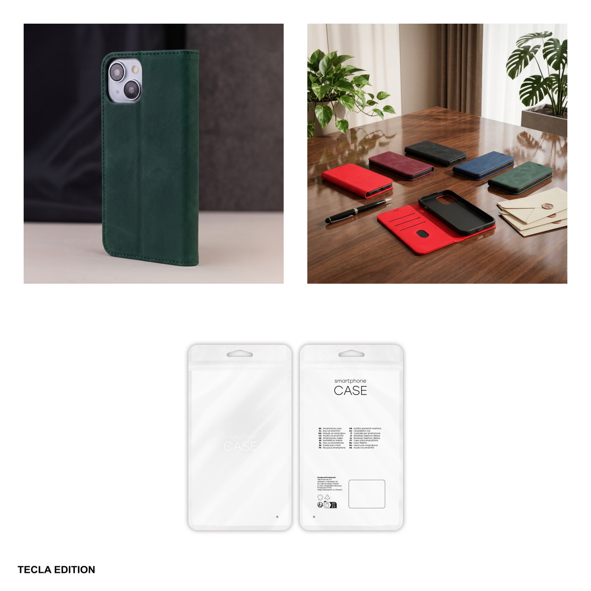 Husa Smart Suede pentru Honor 600 Lite, tip carte, Verde [3]