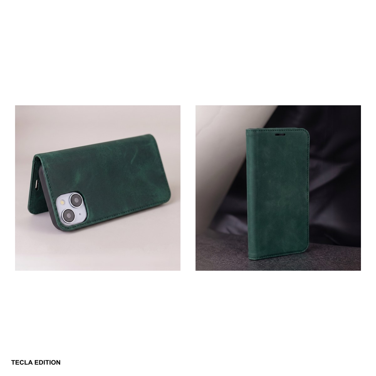 Husa Smart Suede pentru Honor 600 Lite, tip carte, Verde [6]