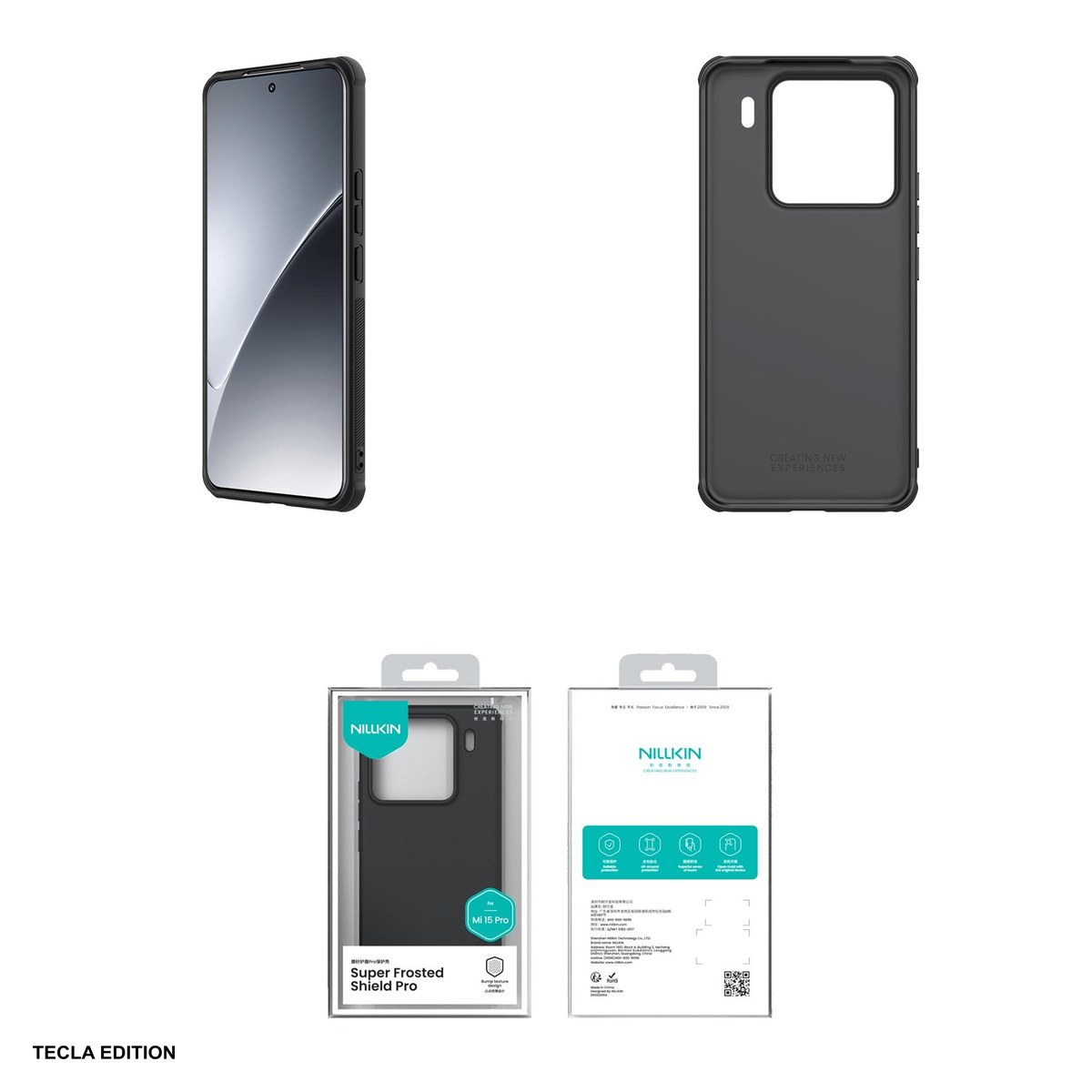 Husa Nillkin Super Frosted Shield Pro pentru Xiaomi Redmi Note 15 Pro Plus 5G, Carcasa magnetica, Negru [4]