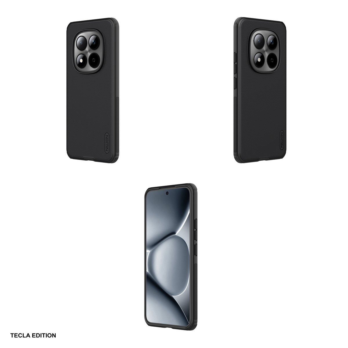 Husa Nillkin Super Frosted Shield Pro pentru Xiaomi Redmi Note 15 Pro Plus 5G, Carcasa, Negru [3]