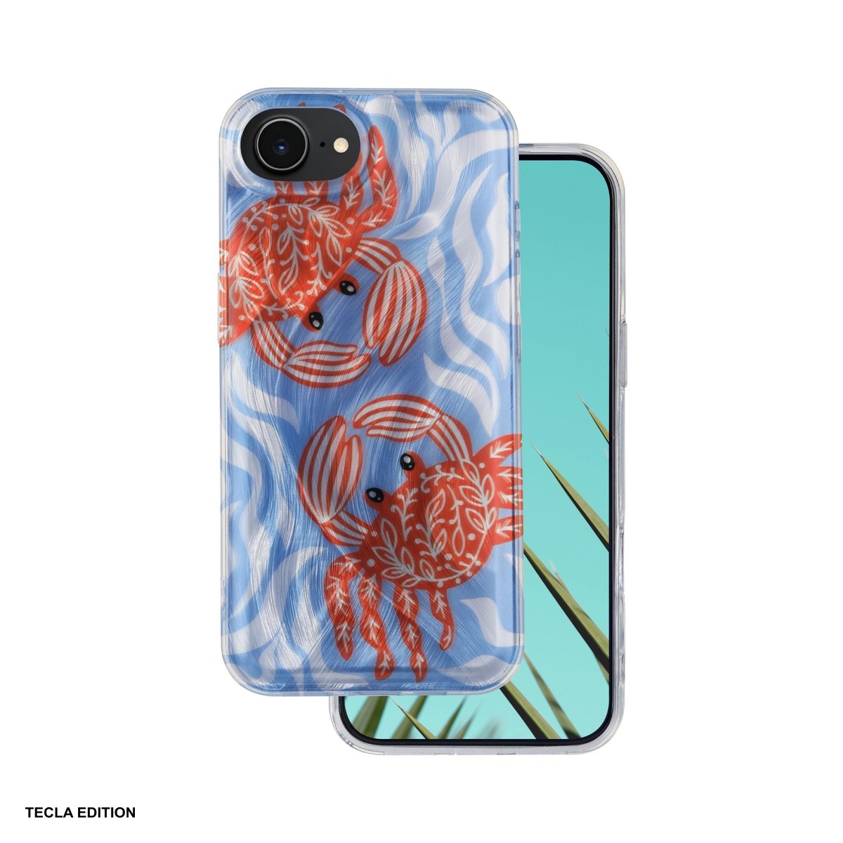 Huse telefoane - Husa Ultra Trendy Summer crab pentru Apple iPhone 17e, iPhone 16e, Carcasa, Albastru