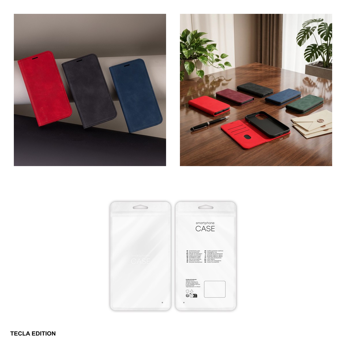 Husa Smart Suede pentru Honor 600, 600 Pro, tip carte cu inchidere magnetica, Albastru [3]
