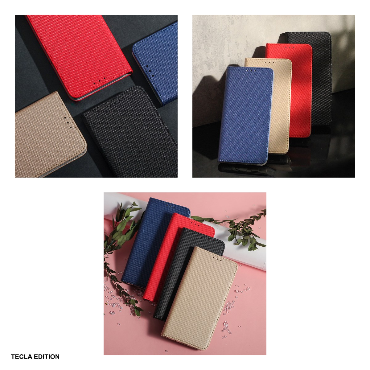Husa Smart Magnet pentru Xiaomi 17T Pro, tip carte cu inchidere magnetica, Negru [3]