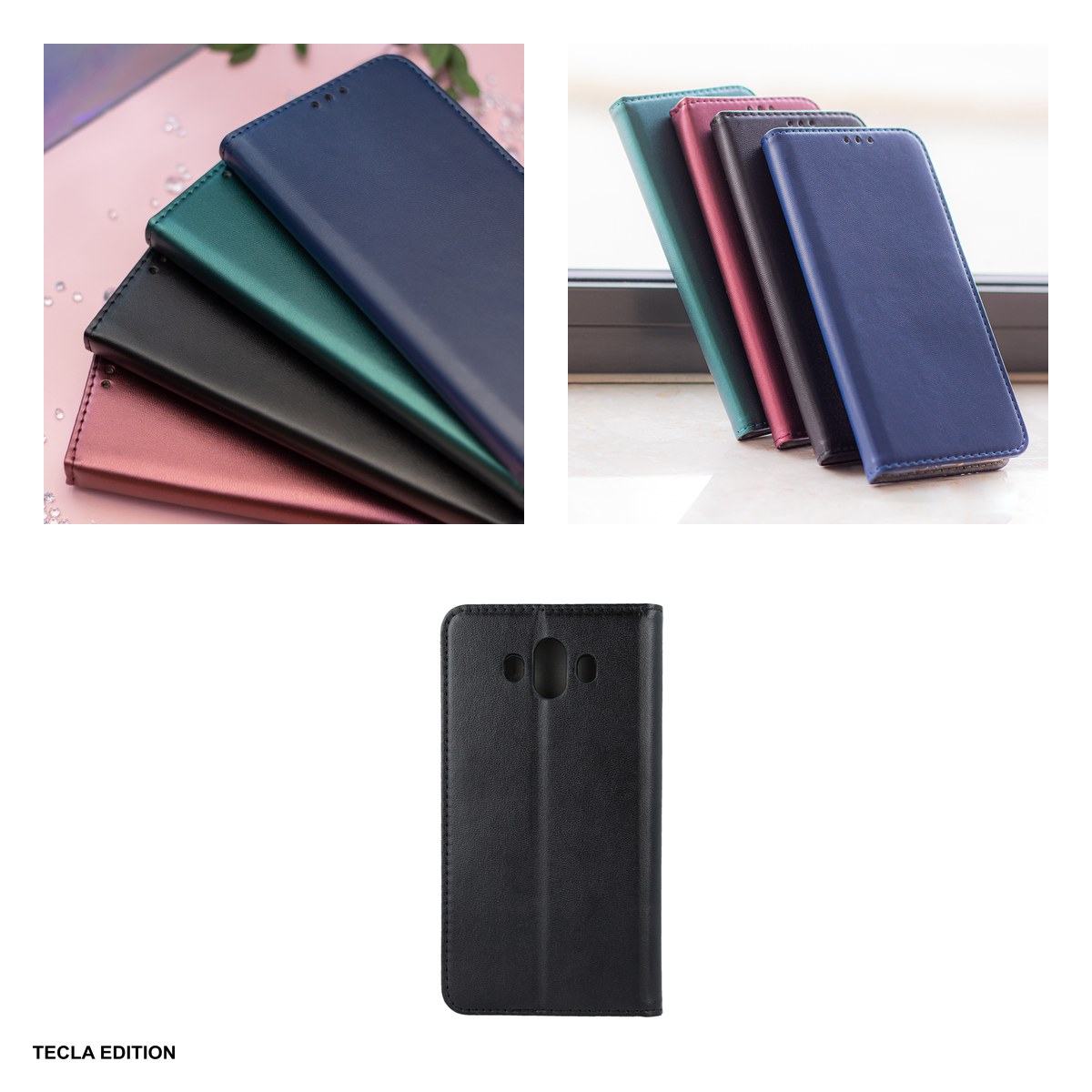 Husa Smart Magnetic pentru Xiaomi 17T Pro, tip carte cu inchidere magnetica, Negru [4]
