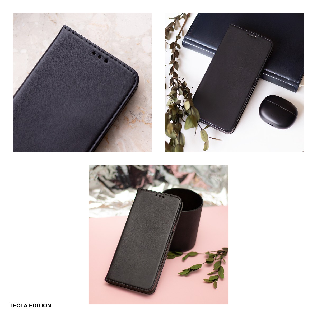 Husa Smart Magnetic pentru Xiaomi 17T Pro, tip carte cu inchidere magnetica, Negru [6]