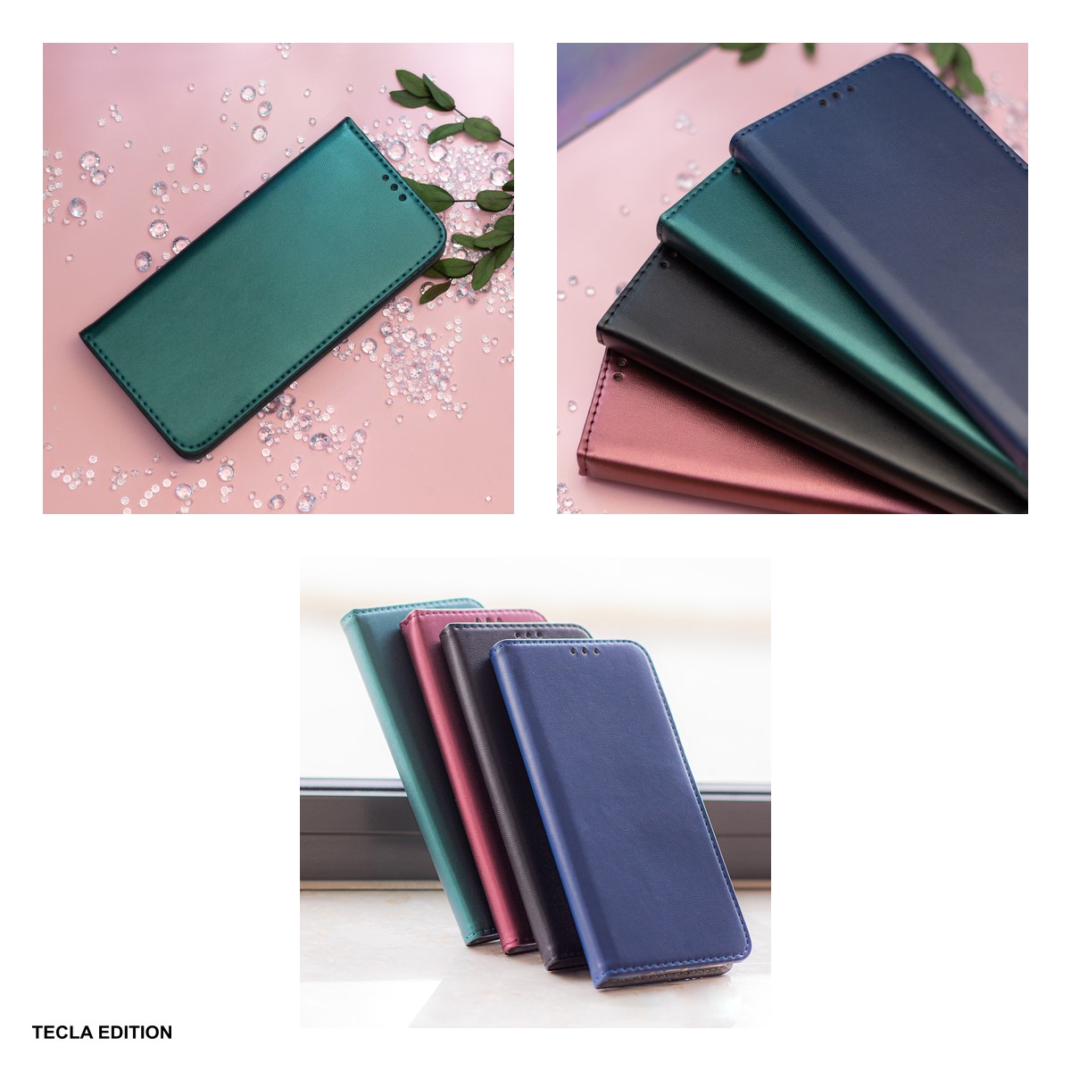 Husa Smart Magnetic pentru Xiaomi 17T Pro, tip carte cu inchidere magnetica, Verde [4]